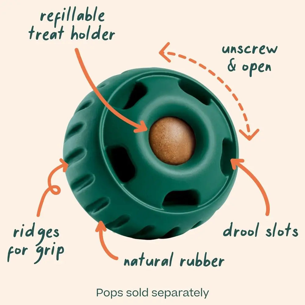Treat Dispensing Dog Ball Toy for Interactive Play