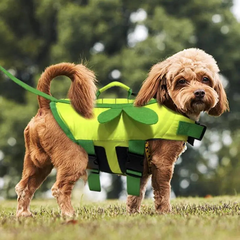 Ripstop Dog Life Vest With Adjustable Straps Quick Release