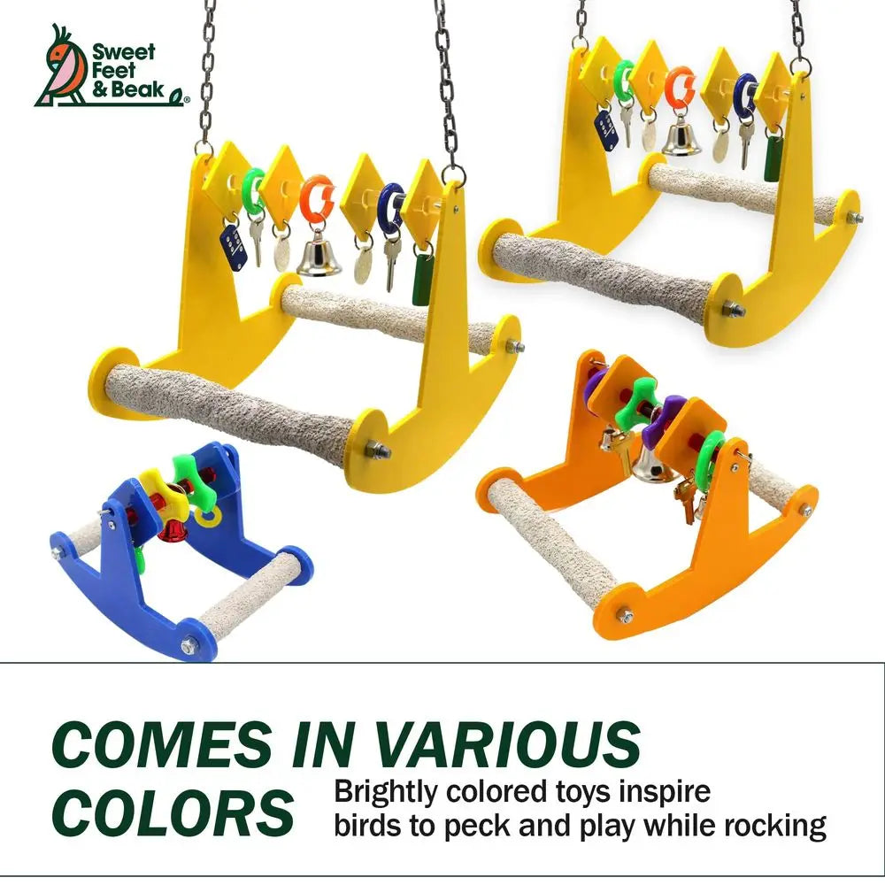 Perfect Cage Toy Stimulates Visual and Physical Activity for Birds