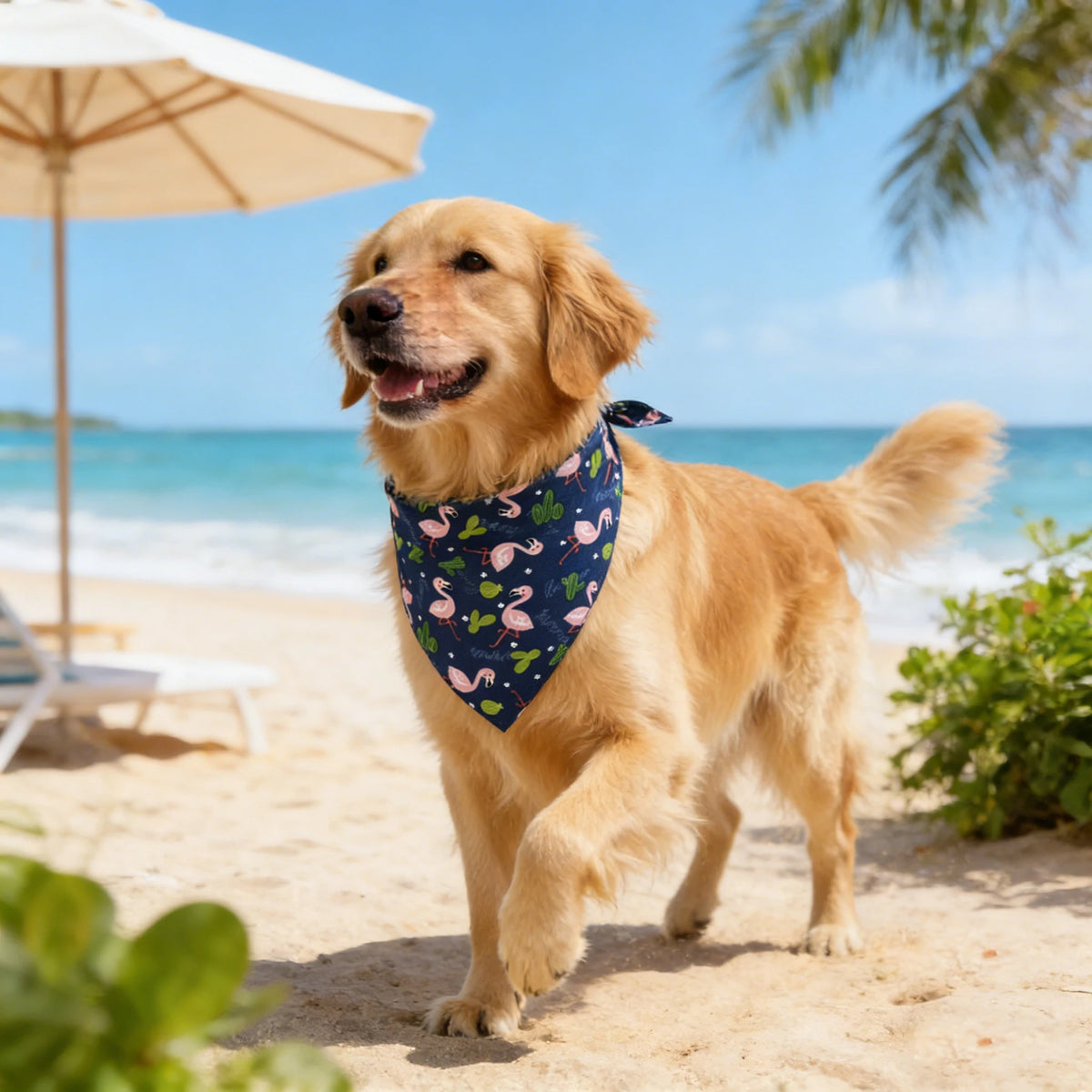 Quality Washable Adjustable Dog Bandana Scarf For Pets