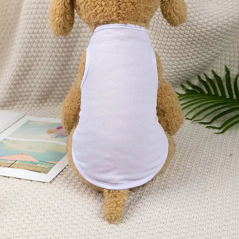 Summer Breathable Dog Vest T Shirt for Small Dogs Cats