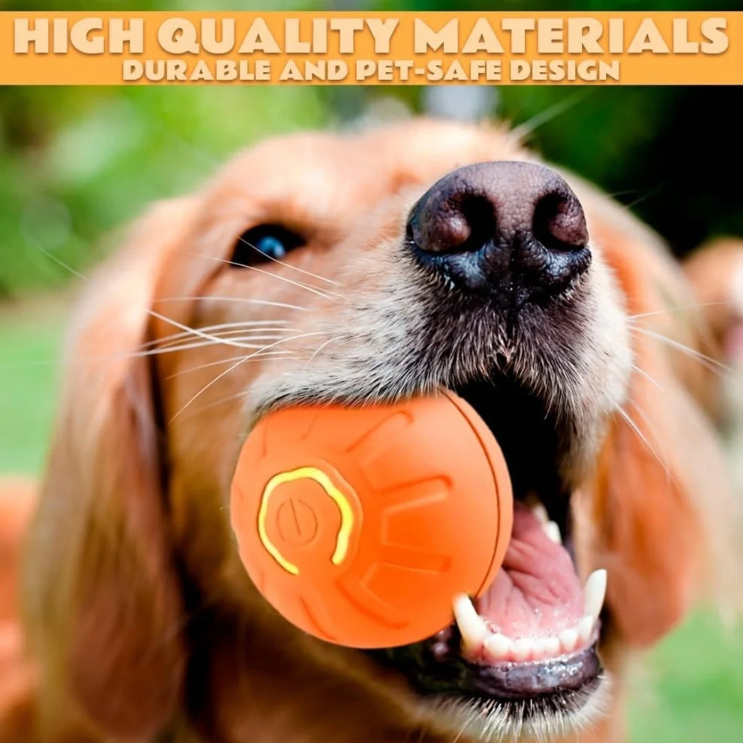 Smart Bouncing Electric Pet Ball Toy for Cats and Dogs