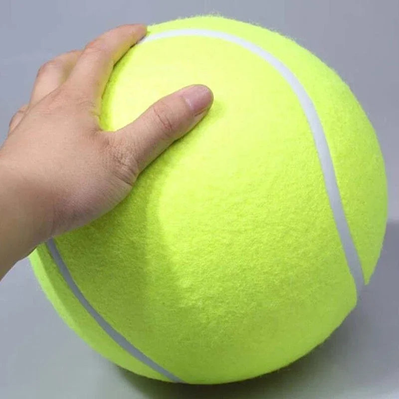 Shunmaii Giant Tennis Ball Dog Chew Toy For Outdoor Play
