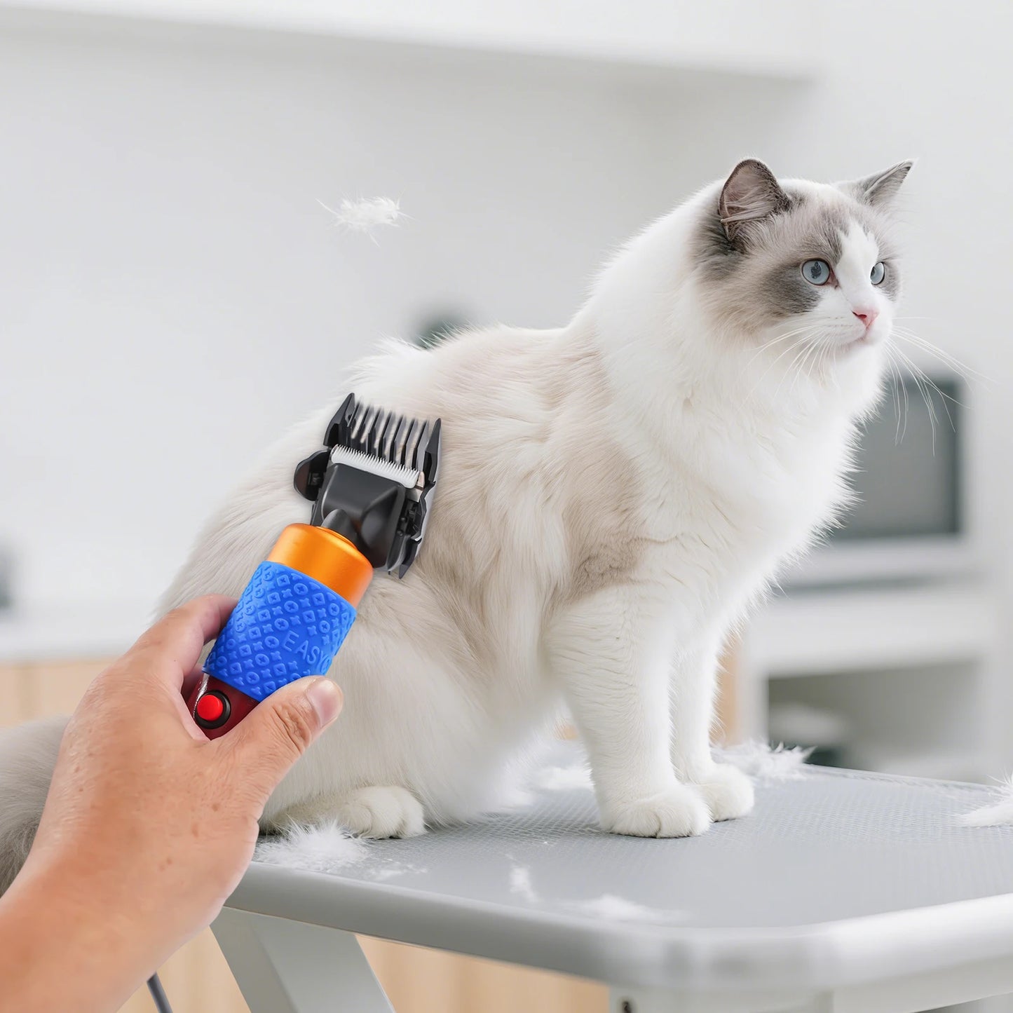 36W Professional Dog Clipper Cat Hair Trimmer Adjustable Comb Kit
