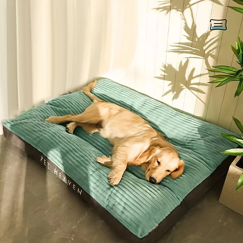 NONECN Winter Warm Corduroy Dog Bed For All Pets Cozy