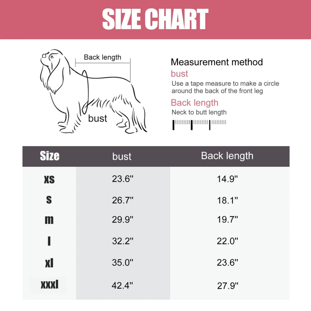 Winter Fleece Dog Jumpsuit For Pets Warm Cozy Overalls