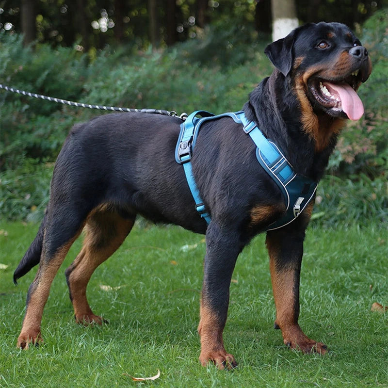 NONECN Reflective Nylon Dog Harness Tactical Vest All Season