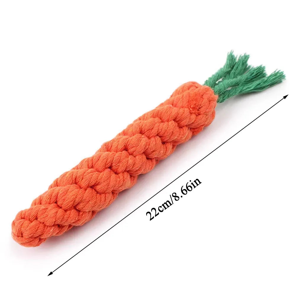 Durable Braided Dog Bite Rope Toy For Teeth Cleaning
