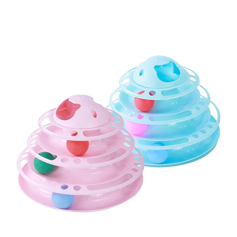 AEDGCN Interactive Cat Toy Tower For Pets Fun Training