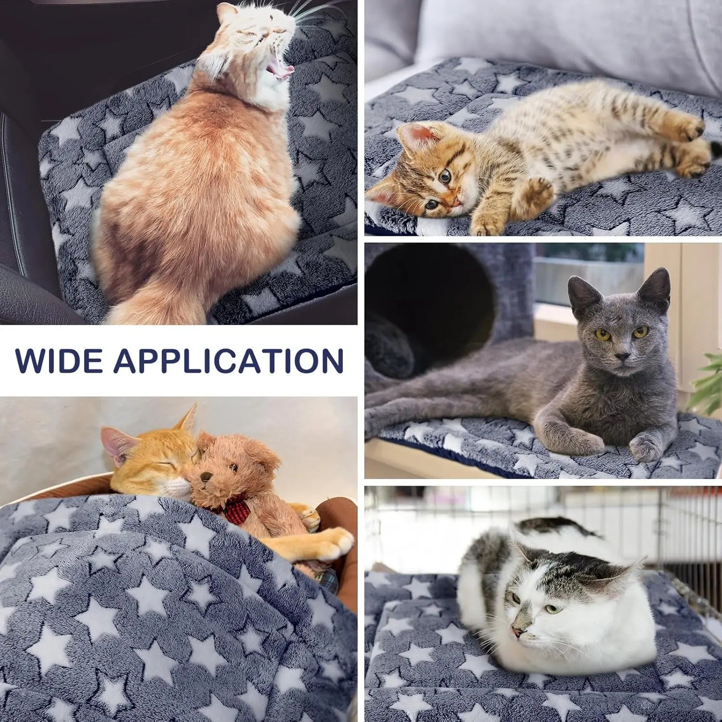 XMSJ Winter Dog Crate Pads Ultra Soft Washable Bed Mats