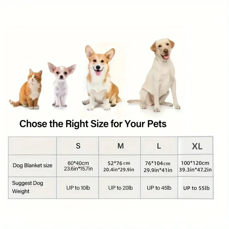 Soft Fluffy Pet Blanket For Cats And Dogs Cozy Warmth