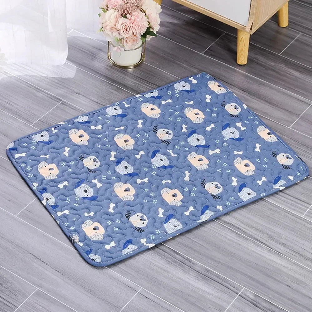 Ice Silk Cooling Pet Bed Mat Moistureproof Breathable