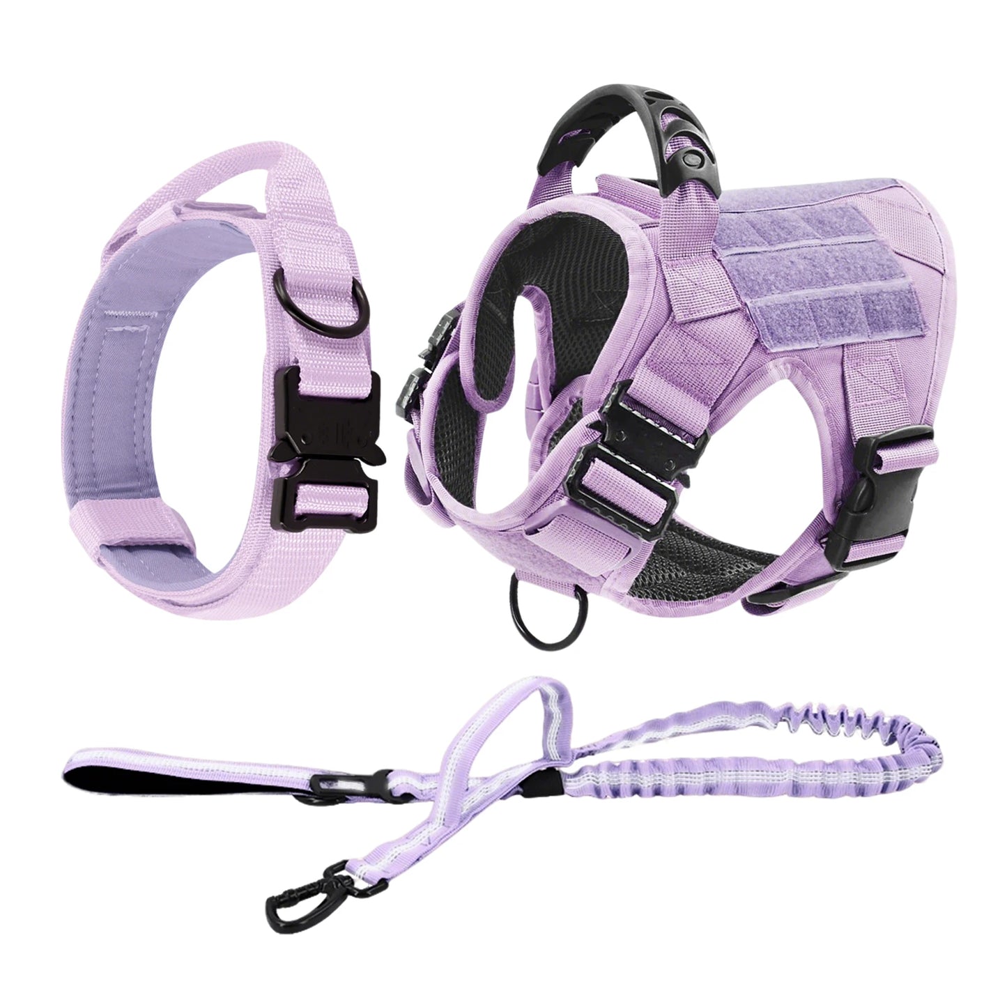 PETRAVEL Military Camouflage Dog Harness For All Dogs