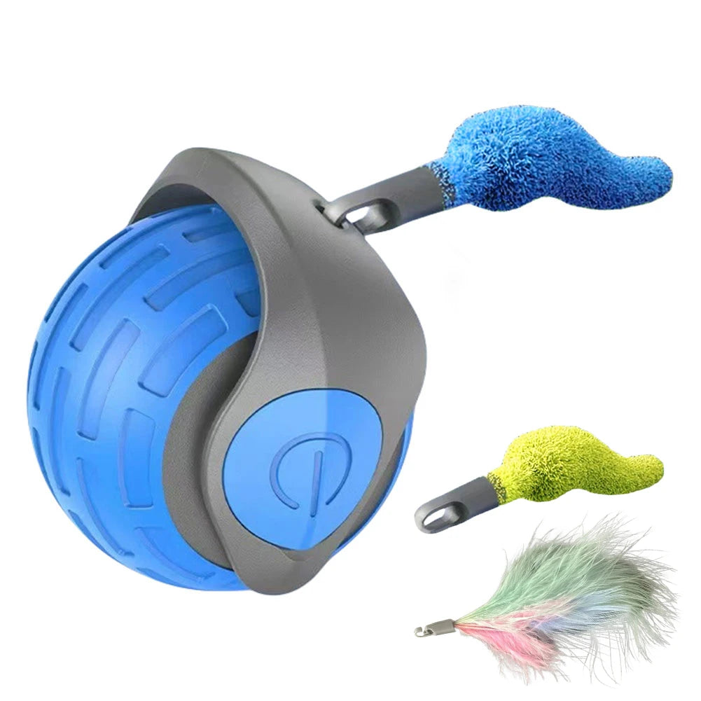 Shunmaii Cat Interactive Ball Toy Rechargeable Teaser Rolling