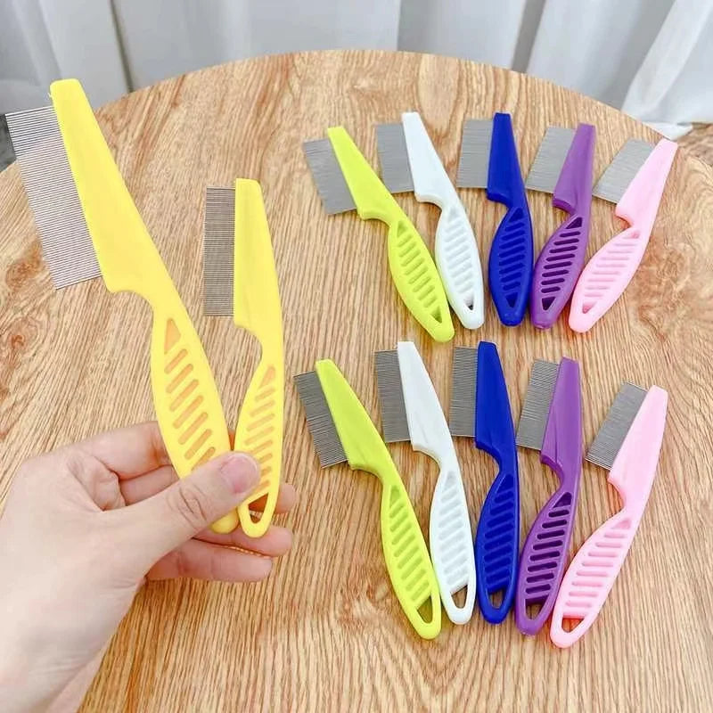 Stainless Steel Pet Hair Shedding With Flea Grooming Comb