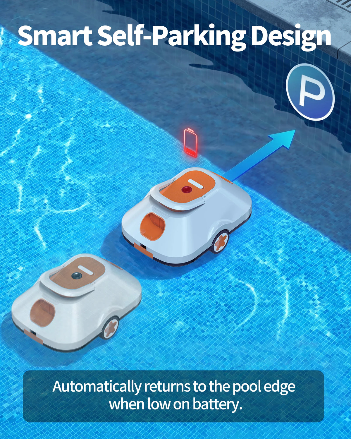 Vastorm Cordless Robotic Pool Cleaner Smart Navigation Auto Parking