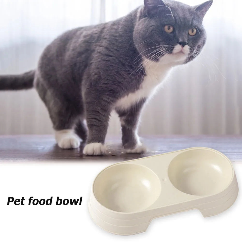 Shunmaii 2-in-1 Pet Bowls Feeding Dishes For Dogs Cats