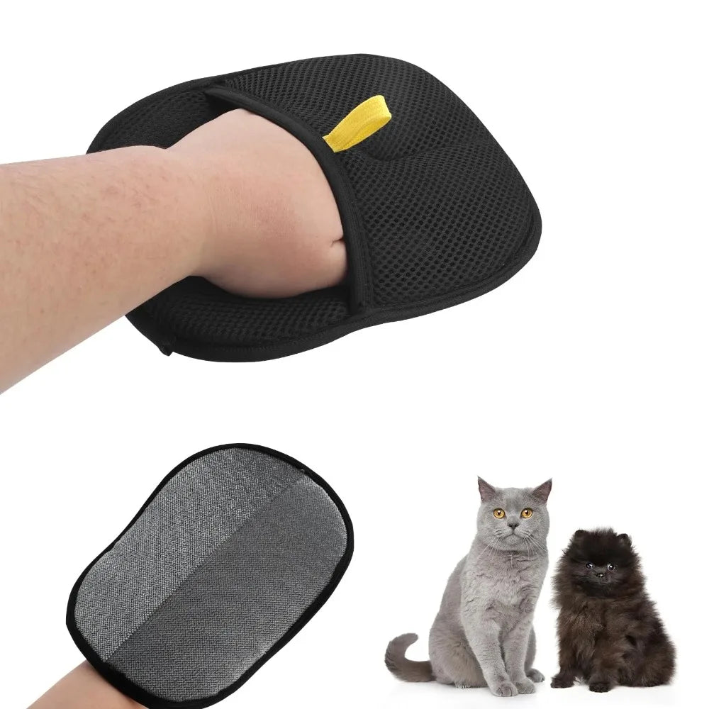 Professional Pet Grooming Deshedding Glove And Hair Removal Mitt