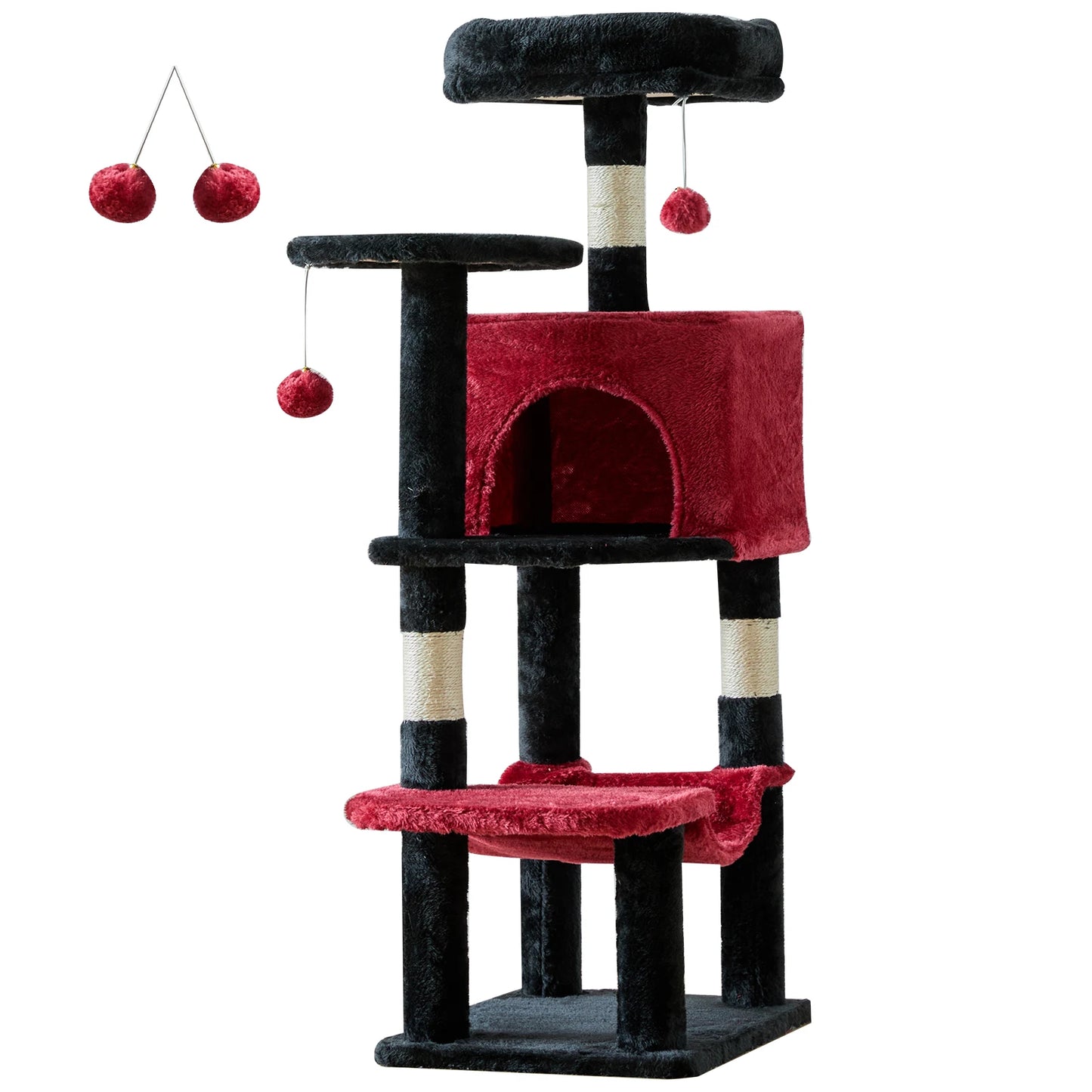 JHK Cat Tree Tower Indoor Cats Natural Sisal Scratching Posts