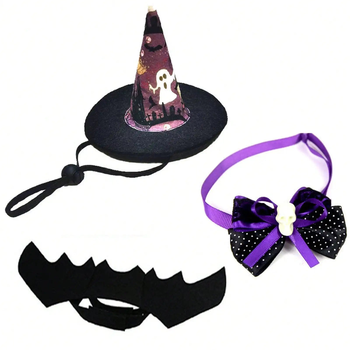 Halloween Pet Costume And Accessory Set For Playful Transformations