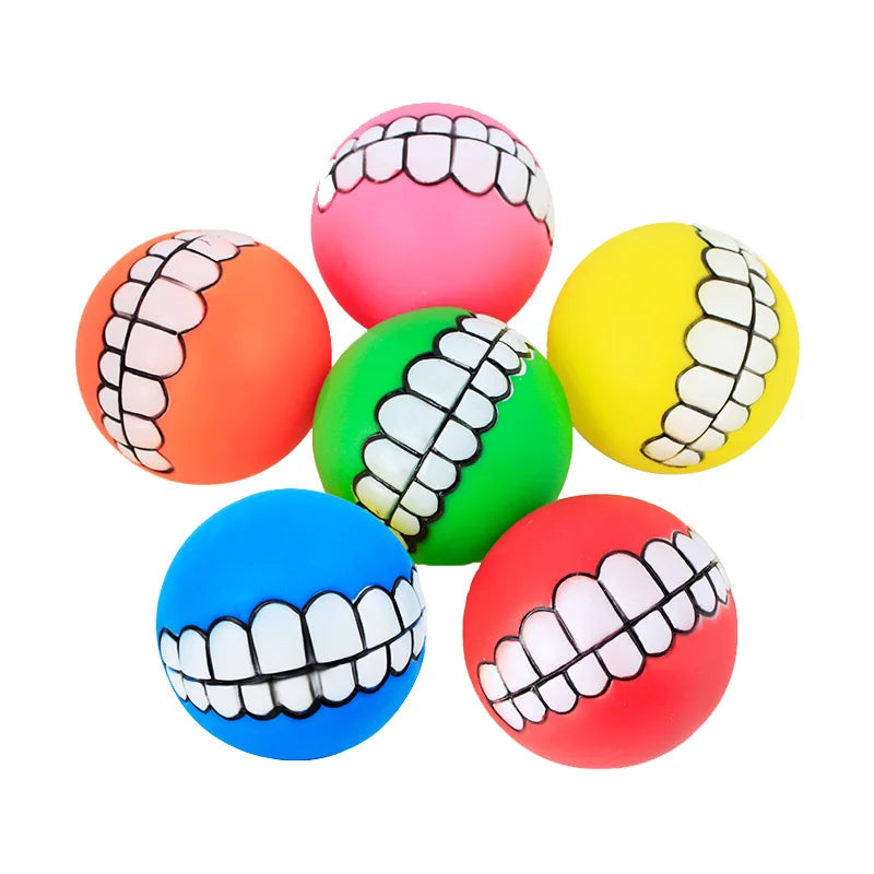 Rubber Squeaky Dog Chew Toy for Small Puppies and Pets
