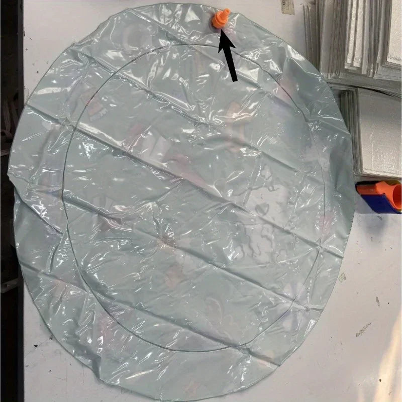 Outdoor Dog Inflatable Water Sprinkler Pool Play Mat Cooling