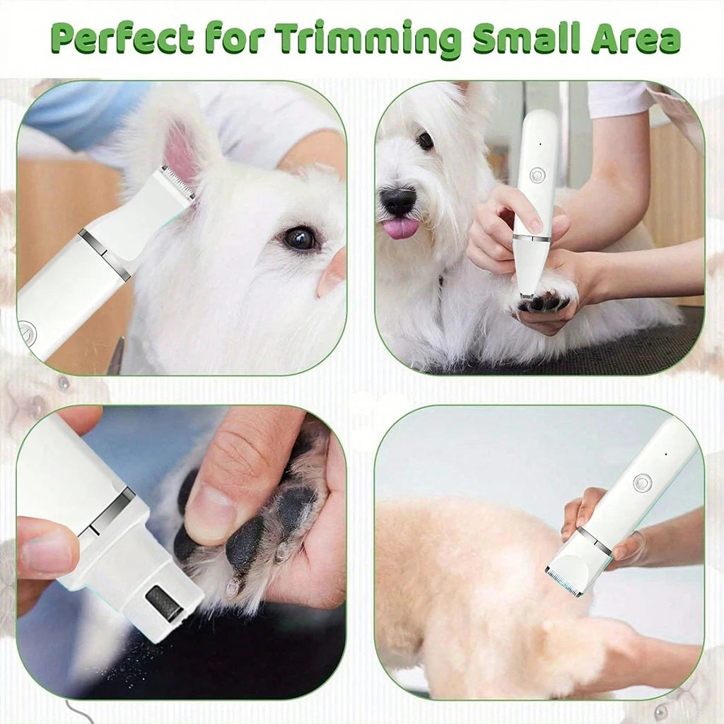 SHUYU 4 In 1 Rechargeable Pet Hair Clipper Grooming Kit