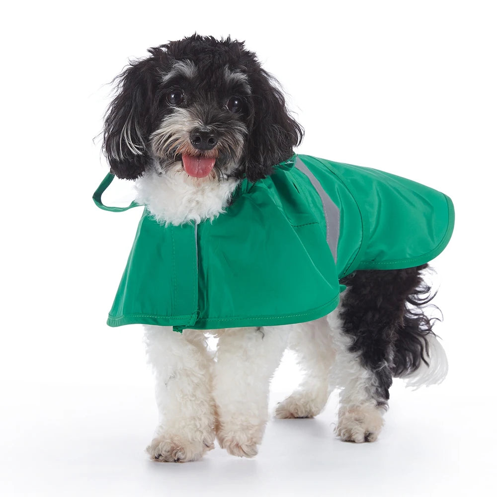 Reflective Dog Raincoat Waterproof Hooded Jacket for Dogs