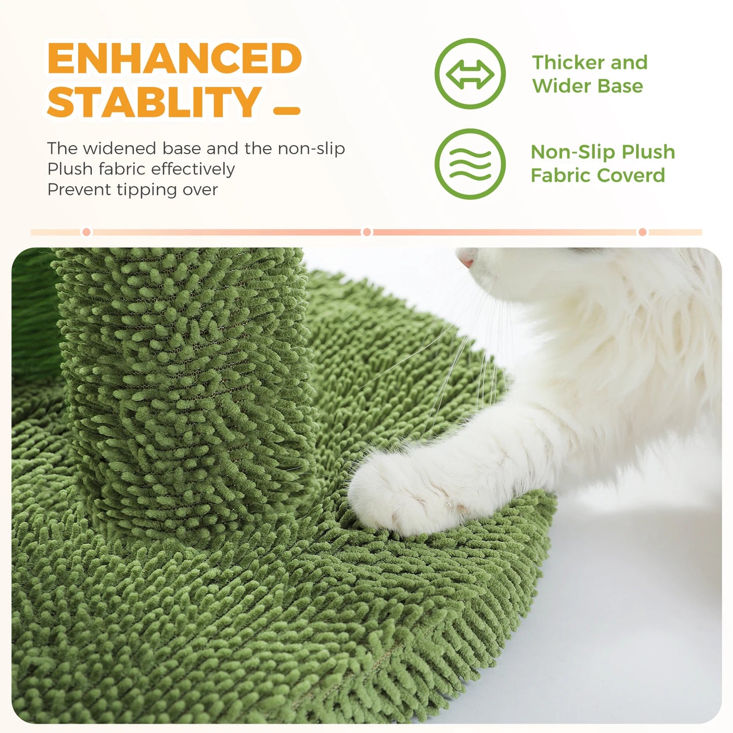 PAWZ Road Cactus Cat Scratching Post for Indoor Cats