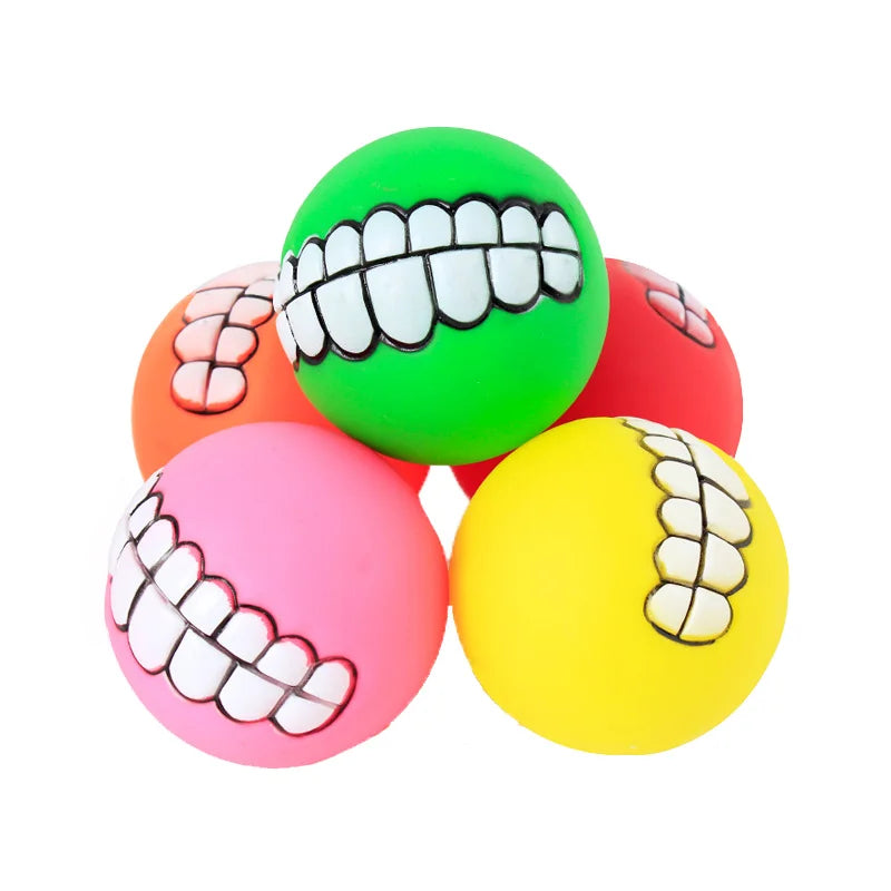 Rubber Squeaky Dog Chew Toy for Small Puppies and Pets