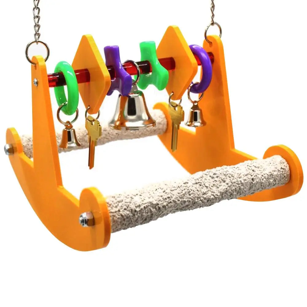 Perfect Cage Toy Stimulates Visual and Physical Activity for Birds