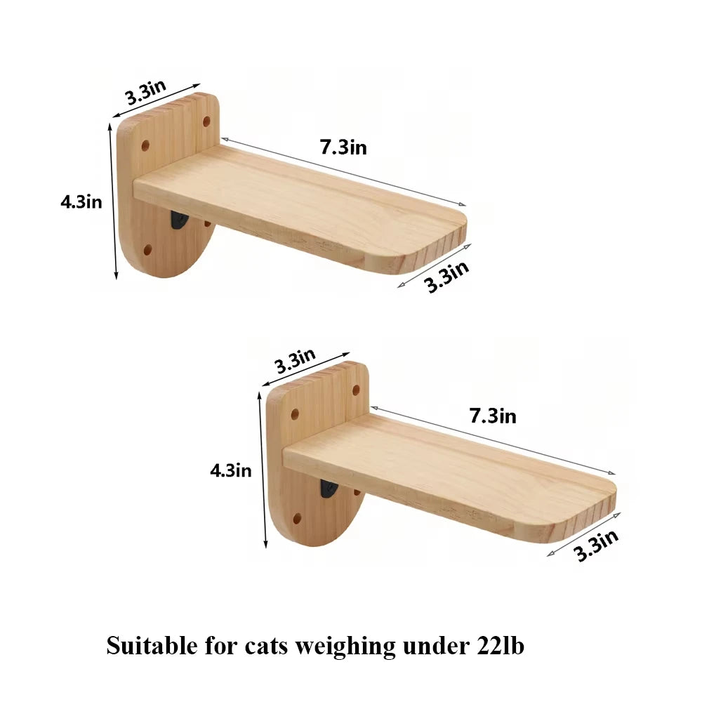 Cat Roped Bridge Wall Mount With Sisal For Indoor Cats