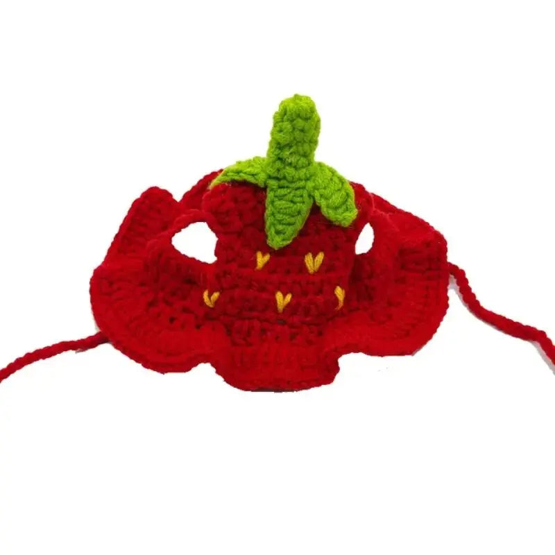 Kittens Knitted Cat Hat Elastic Winter Pet Accessory