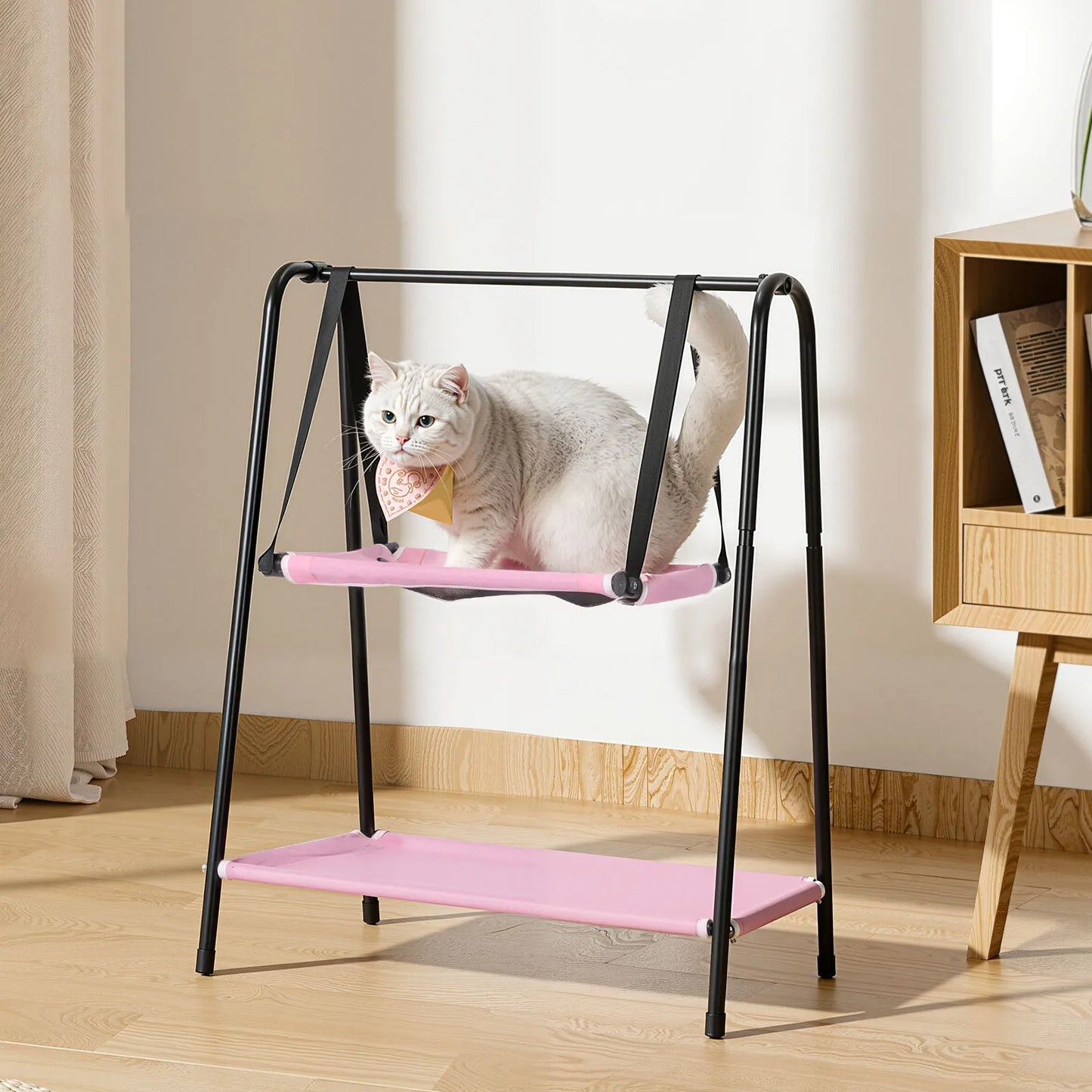 Cat Hammock Double Layer Window Bed For Cats Indoor