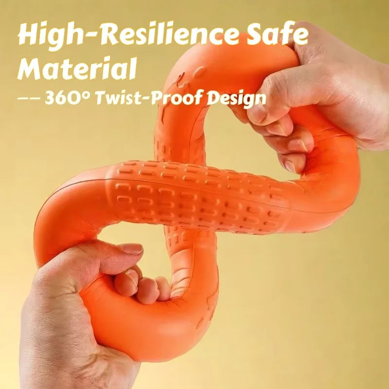 Waterproof EVA Dog Training Flyer With Chew Resistant Disc