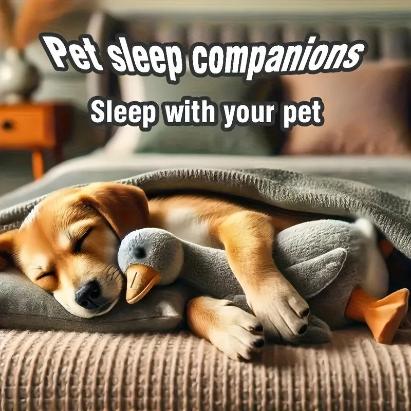 Soft Duck Plush Toy For Pets Anxiety Relief For Cats And Dogs