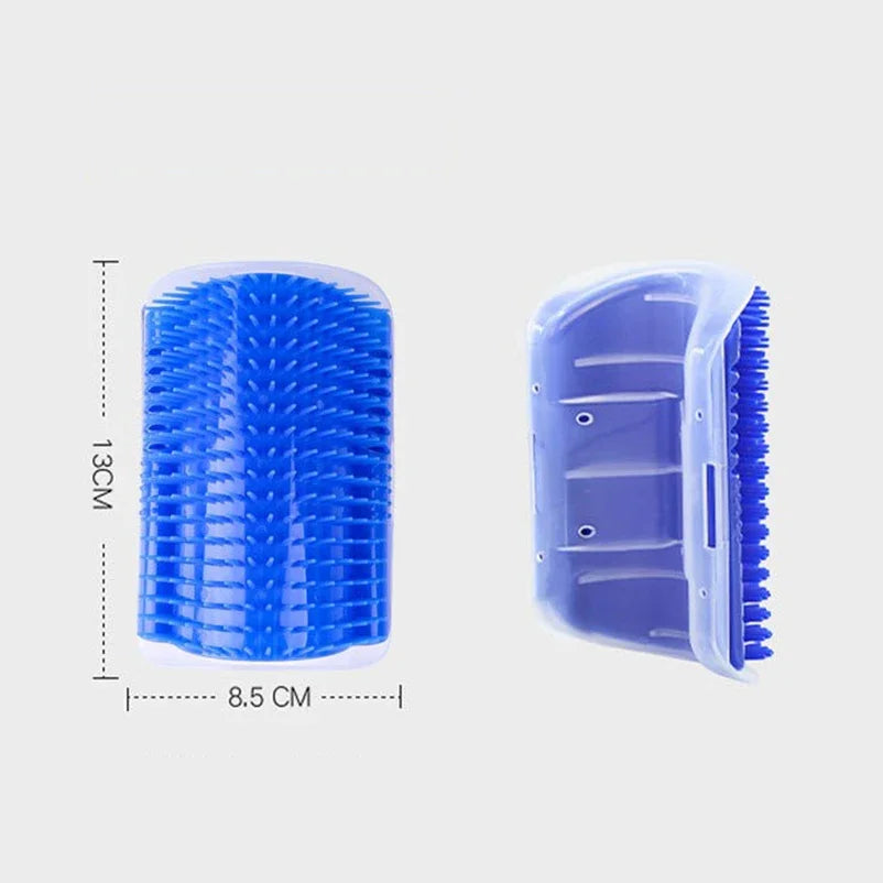 Cat Corner Scrubber Massager Scratcher Brush For Pets