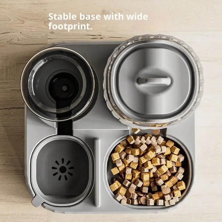 2in1 Automatic Dog Bowl Cat Feeder With 2500ml Capacity