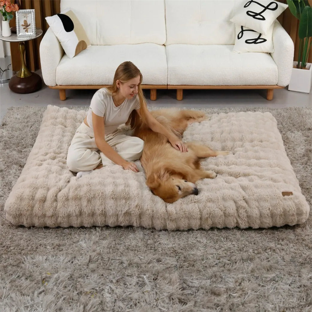 BORWART Ultra Plush Dog Bed With Removable Cover