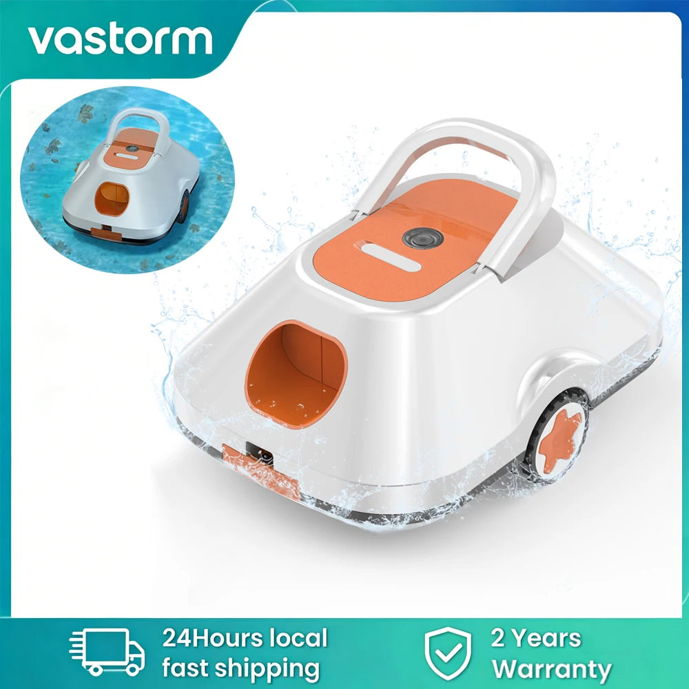 Vastorm Cordless Robotic Pool Cleaner Smart Navigation Auto Parking