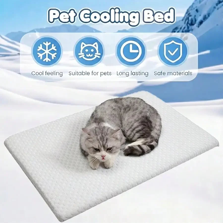 Sponge Cooling Cat And Small Dog Bed With Thick Padding