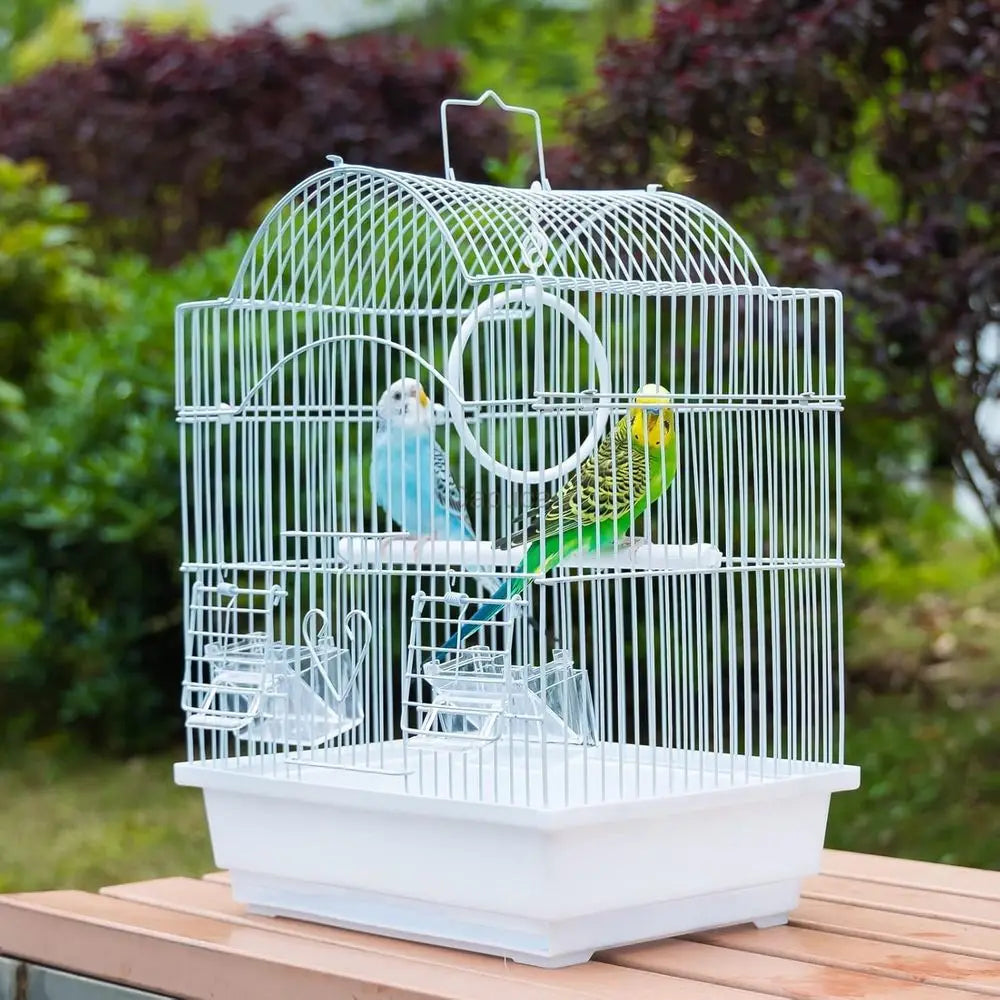 Portable Bird Cage Kit For Small Birds With Accessories