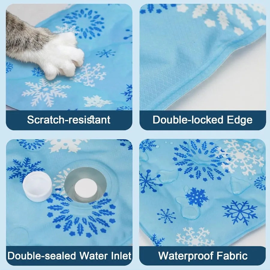 Foldable Gel Cooling Mat For Canine And Feline Companions