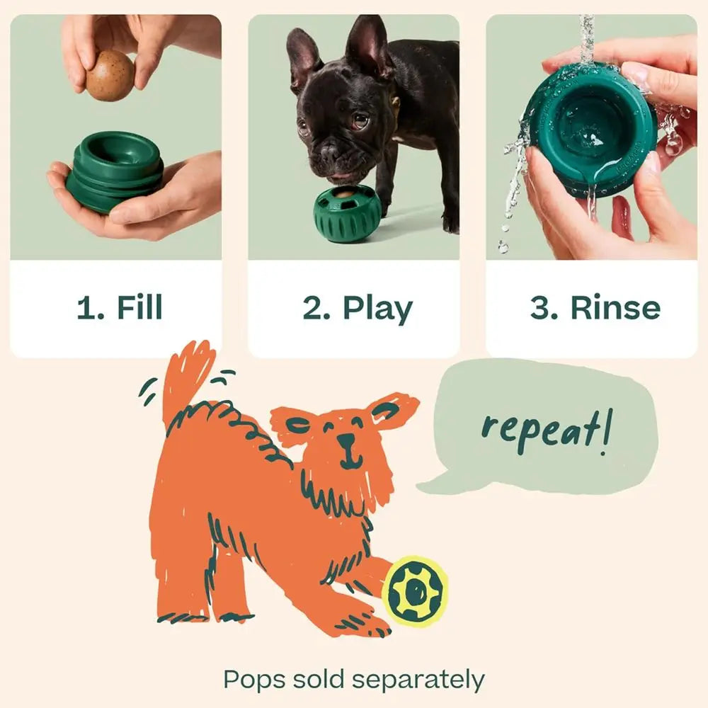Treat Dispensing Dog Ball Toy for Interactive Play