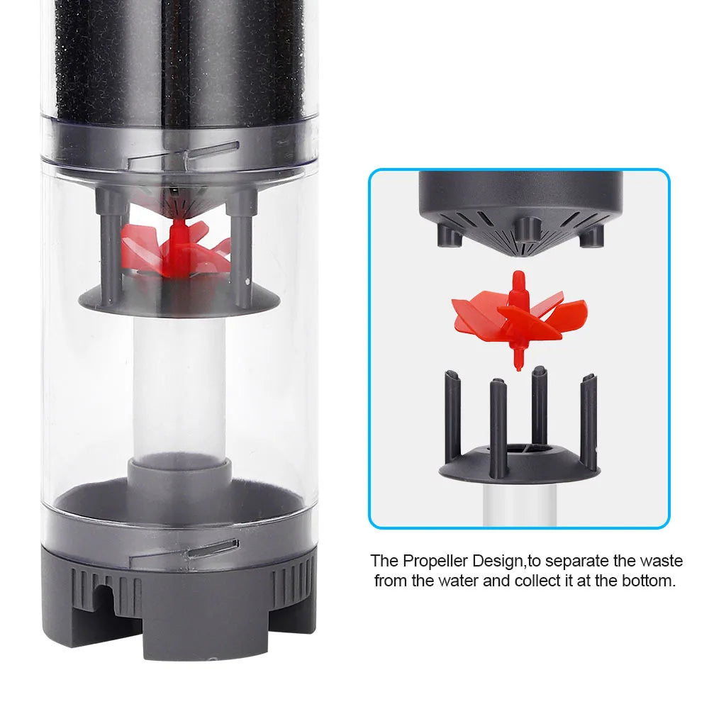 Seven Master Fish Feces Collector Aquarium Automatic Cleaning Filter