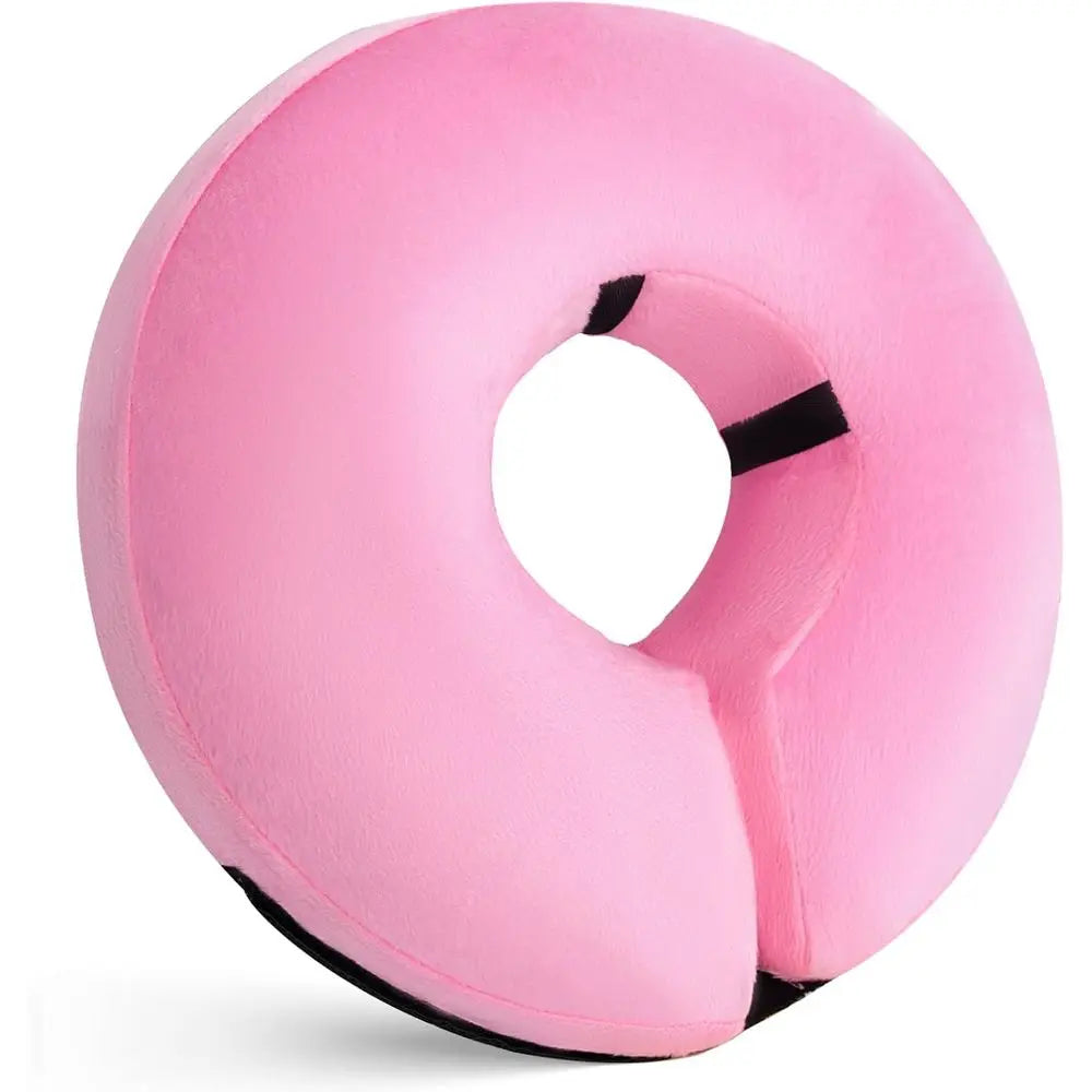 Inflatable Donut Recovery E-Collar, Adjustable for Small Medium Large Dogs and Cats