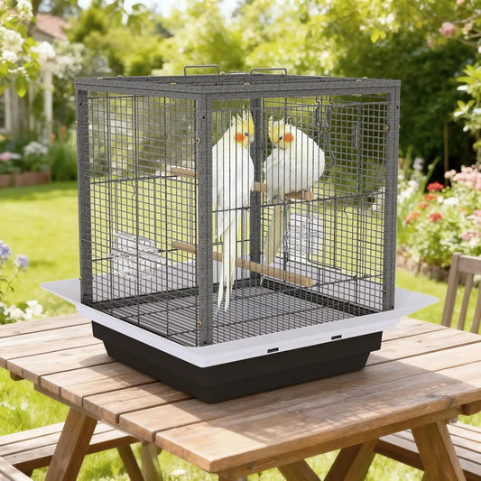 Acekool Small Bird Cage Travel Carrier For Parakeets