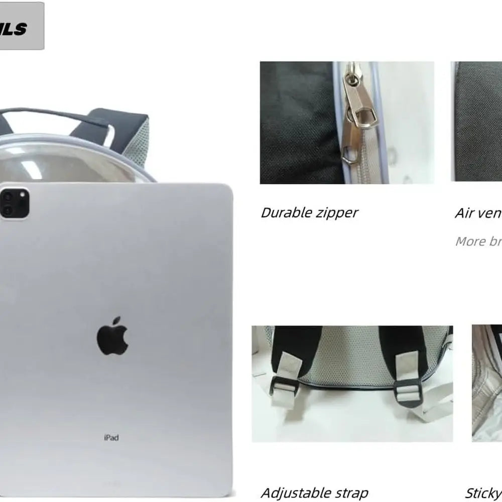 Space Capsule Small Animal Carrier Backpack Airline Approved Travel