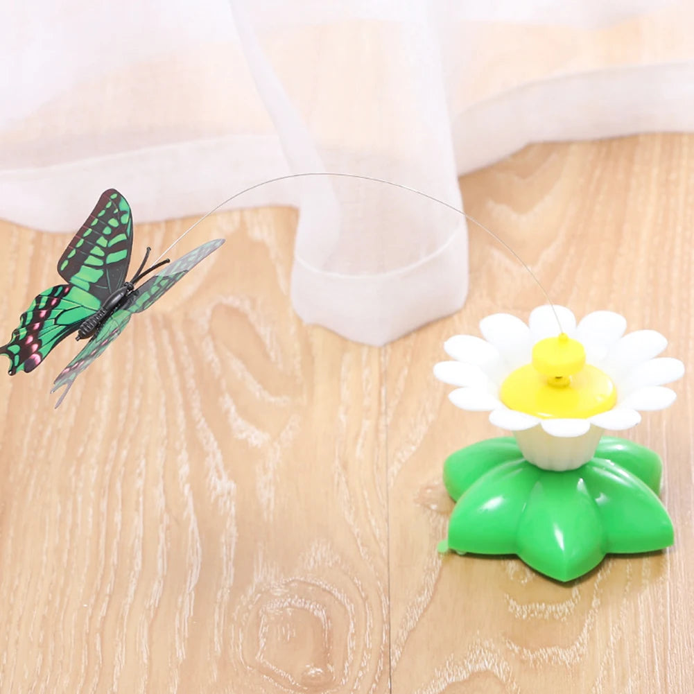 Automatic Rotating Cat Toy Butterfly Teaser For Kitten
