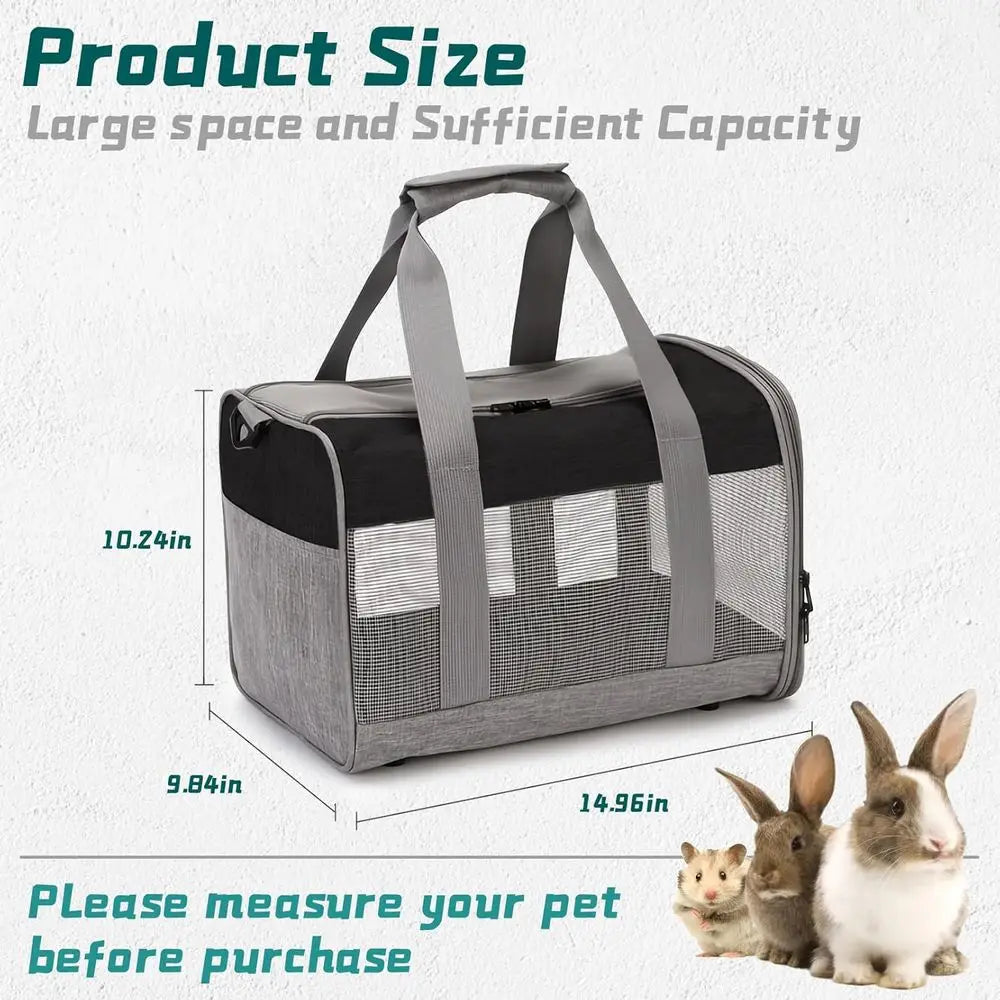 Bunny Travel Carrier For Pets Breathable Portable Bag